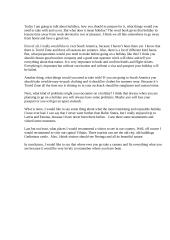 Holidays and tourism