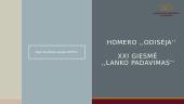 Homero ,,Odisėja‘‘ XXI giesmė ,,Lanko padavimas‘‘ 16 puslapis
