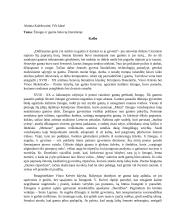 Žmogus ir gamta lietuvių literatūroje (Donelaitis, Krėvė)