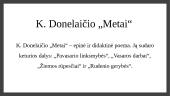 K. Donelaitis „Metai“ 3 puslapis