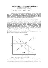 Biudžeto deficitas ir IS/LM modelis 1 puslapis