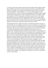 Communication with friends