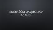 Eilėraščio „Plaukimas“ analizė