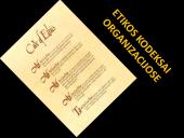 Etikos kodeksai organizacijose