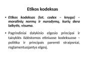 Etikos kodeksai organizacijose 2 puslapis