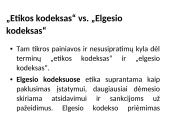 Etikos kodeksai organizacijose 14 puslapis