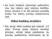 Etikos kodeksai organizacijose 5 puslapis