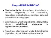 Diskriminacija ir jos apraiškos Lietuvoje 2 puslapis