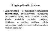 Diskriminacija ir jos apraiškos Lietuvoje 5 puslapis