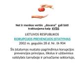 Korupcija ir jos apraiškos Lietuvoje 14 puslapis