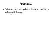 Korupcija ir jos apraiškos Lietuvoje 17 puslapis