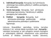 Korupcija ir jos apraiškos Lietuvoje 3 puslapis