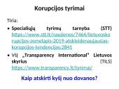 Korupcija ir jos apraiškos Lietuvoje 10 puslapis
