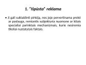 Reklamos etiškumas 17 puslapis