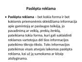 Reklamos etiškumas 7 puslapis