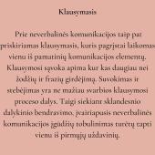 Kas yra neverbalinė komunikacija? 15 puslapis