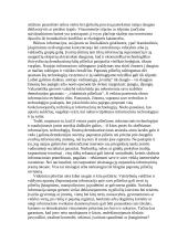 Teigiami ir neigiami informacinės visuomenės kūrimo aspektai 2 puslapis