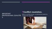 The most important professional qualities 5 puslapis
