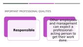 The most important professional qualities 6 puslapis