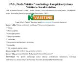 UAB „Norfos Vaistinė“ marketingo komplekso vertinimas 5 puslapis