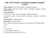 UAB „Norfos Vaistinė“ marketingo komplekso vertinimas 7 puslapis