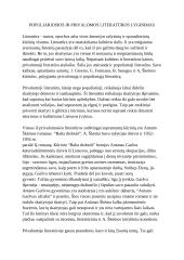 Populiariosios ir privalomos literatūros lyginimas