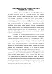 Antikos kultūros istorija: šešių pagrindinių santvarkų tipų apibūdinimas Aristotelio "Politikoje" 6 puslapis