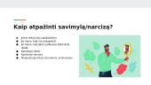 Savimylos - biocheminis mechanizmas (pagal graikų mitą "Narcizas") 3 puslapis