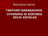 Antano Baranausko gyvenimo ir kūrybos kelio apžvalga  2 puslapis