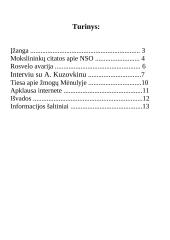 Ar egzistuoja NSO? 2 puslapis