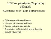 Antano Baranausko eilėraščiai "Dainu dainelę" ir "Kelionė Peterburkan" 3 puslapis
