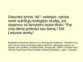Antano Baranausko eilėraščiai "Dainu dainelę" ir "Kelionė Peterburkan" 9 puslapis