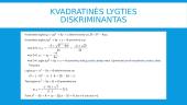 Kas yra kvadratinė lygtis? 4 puslapis