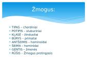 Žmogus ir žmogaus evoliucija 2 puslapis