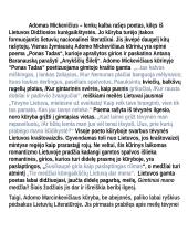 Adomo Mickevičiaus kūryba
