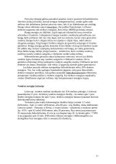 Atsinaujinančių energijos išteklių naudojimas pasaulyje bei Lietuvoje 11 puslapis