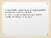 Ievos Simonaitytės asmenybė ir kūryba 8 puslapis