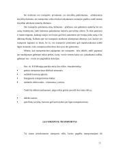 Atskirų transporto rūšių privalumai ir trūkumai 11 puslapis