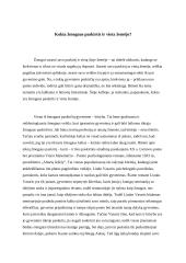 Kokia žmogaus paskirtis ir vieta žemėje?