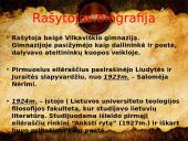 Salomėja Nėris ir jos kūrybinis palikimas 3 puslapis