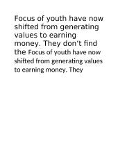 Are the moral and ethical values of contemporary people deteriorating? 2 puslapis