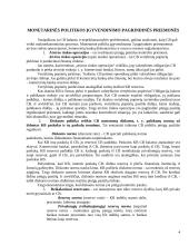 Bankai, bankų atsiradimas, bakų funkcijos ir rūšys. Monetarinės politikos įgyvendinimo pagrindinės priemonės 4 puslapis