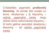 Samprotavimo rašinio kūrimo etapai 4 puslapis