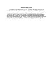 Ar sunku būti savimi? (Kafka)