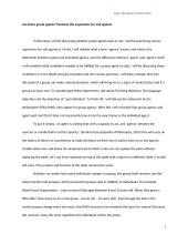 Are there group agents? Examine the arguments for and against