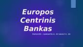 Europos Centrinis Bankas ir infliacija 1 puslapis