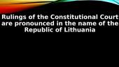 The Constitutional Court of Lithuania 11 puslapis