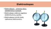 Įelektrinti kūnai ir jų sąveika. Elektrinis laukas 8 puslapis