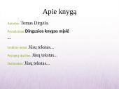 "Dingusios knygos mįslė" 2 puslapis