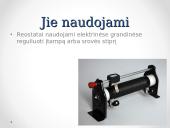 Reostatai ir jų naudojimas 4 puslapis